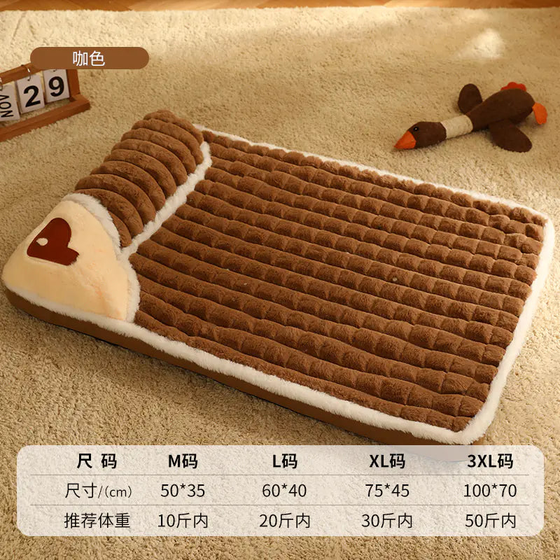 Comfortable Thick Dog Bed for Pets - Washable Design